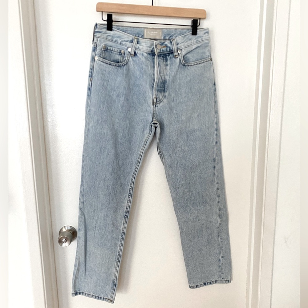 Everlane Rigid Slouch/Relaxed Straight Jean, Vintage Sky Blue, Size 25